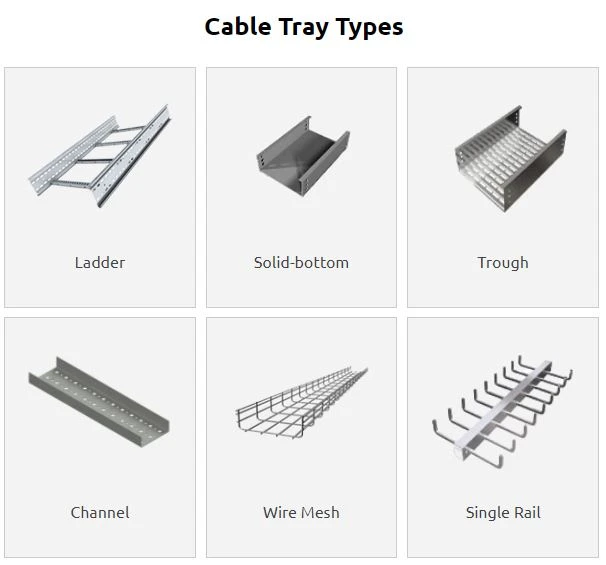 केबल ट्रे प्रकार Cable Tray Types