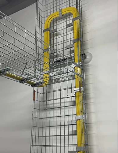 Wall mounting mesh type cable tray Wall mounting mesh type cable tray